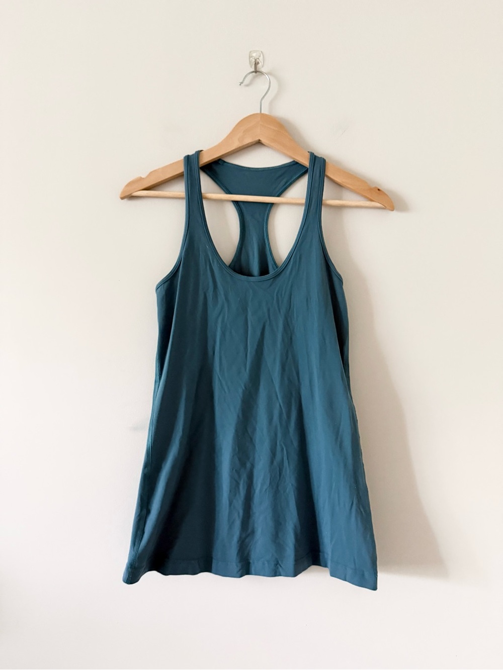 Lululemon Teal Blue Racerback Athletic Tank Top Size 8